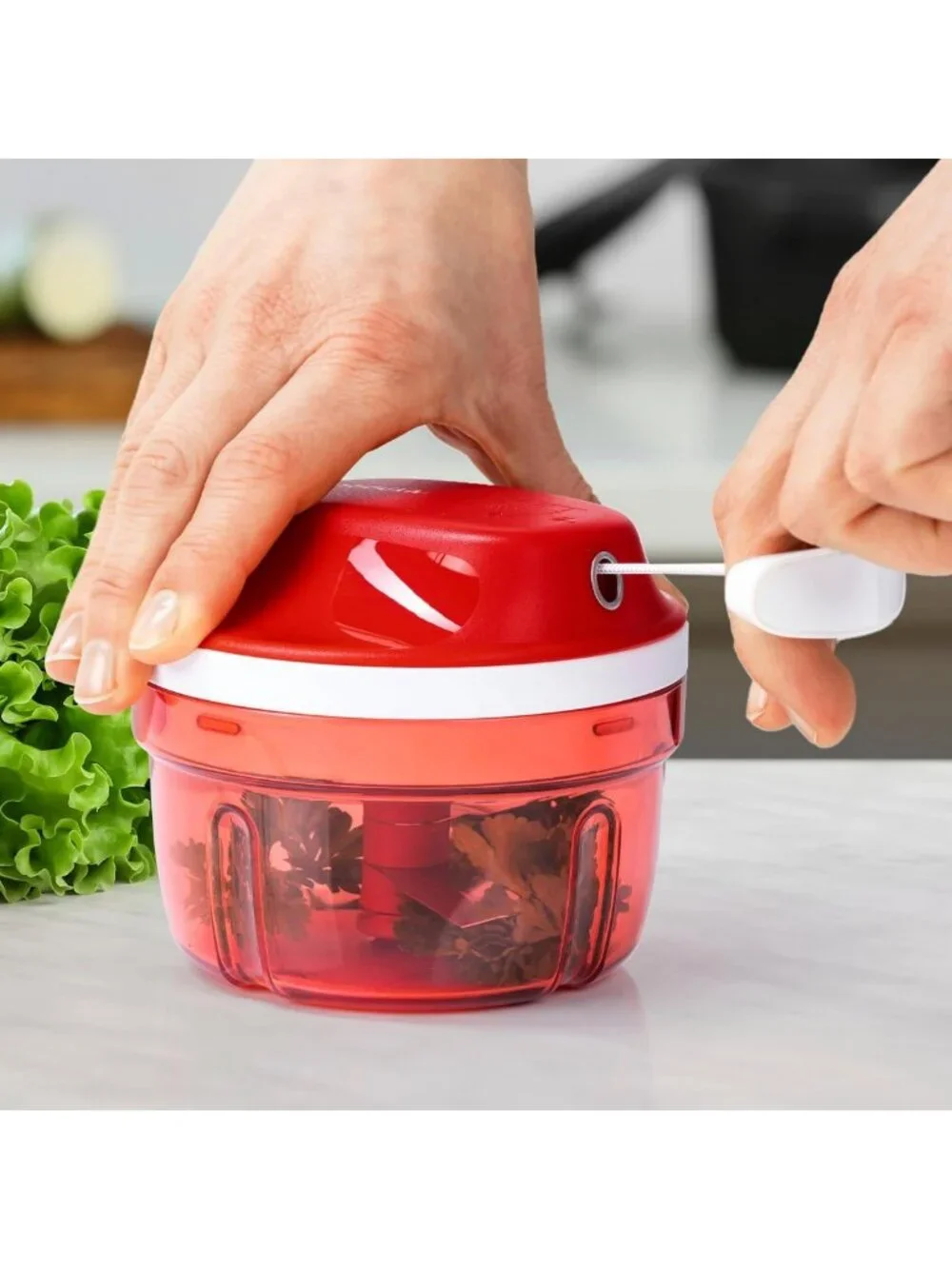 Compact SuperSonic Chopper - Versatile Kitchen Tool for Quick Food Prep